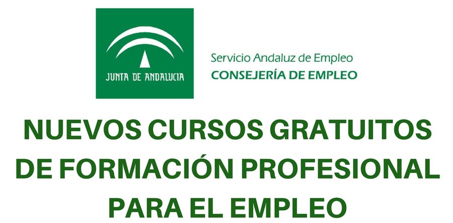 Nuevos cursos de Formación Profesional para el Empleo.