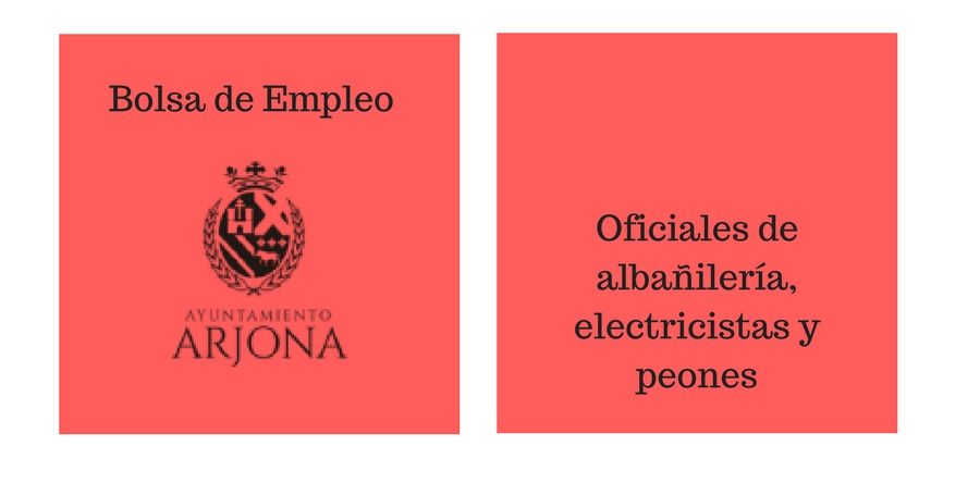 Bolsa de Empleo oficiales de albañilería, electricistas y peones.