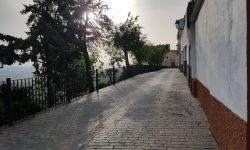 La calle Bernardo López, acondicionada.