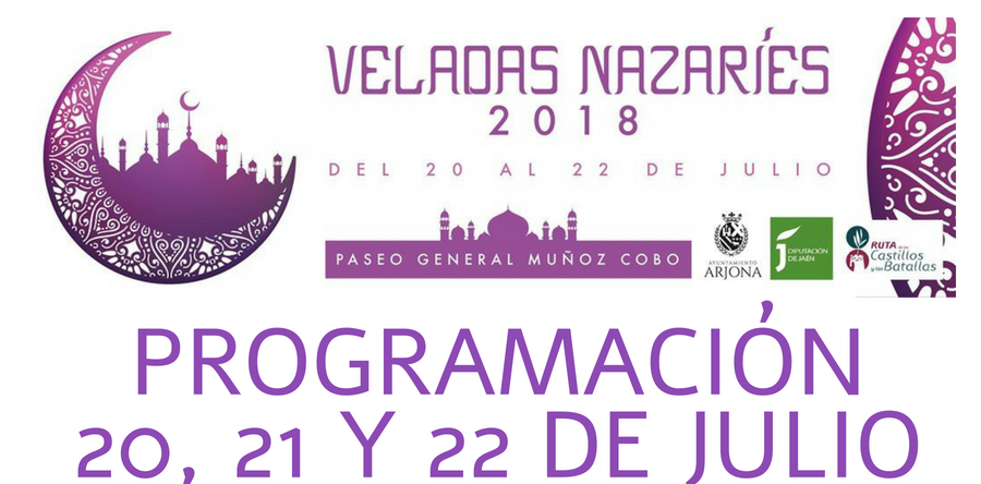 Programación Veladas Nazaríes 2018.
