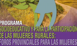 Hoy, comienza el curso gratuito y homologado titulado “Programa socioeducativo y para la participación de las mujeres rurales”.