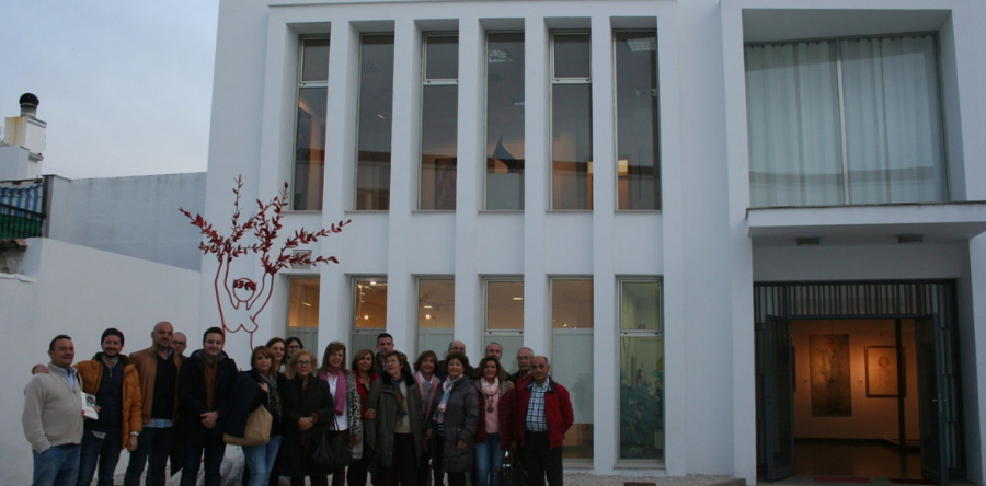 El alumnado de “Entender el arte” visita el museo “Mayte Spínola”