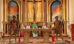 DESPUÉS DE SU RESTAURACIÓN, SAN BONOSO Y SAN MAXIMIANO YA ESTÁN EN SANTA MARÍA.