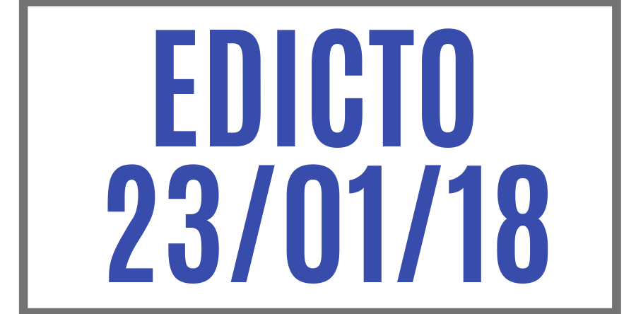 Edicto (23/01/18)