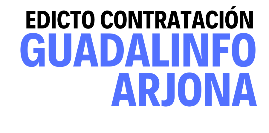 Edicto Contratación Guadalinfo.
