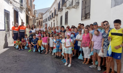 LOS NIÑOS DE LA ESCUELA DE VERANO CONOCEN LAS VENTAJAS DE VIVIR EN UN PUEBLO