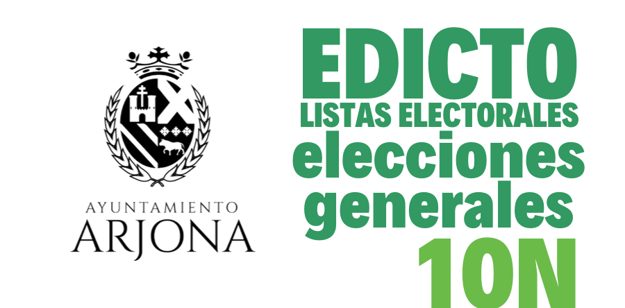 EDICTO EXPOSICIÓN LISTAS ELECTORALES