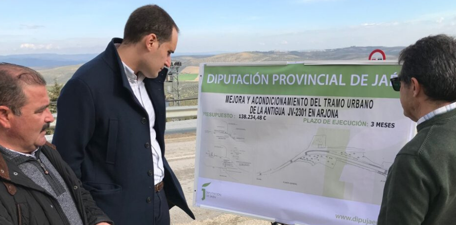 LA DIPUTACIÓN Y EL AYUNTAMIENTO ACONDICIONARÁN LA ENTRADA A ARJONA POR LAHIGUERA