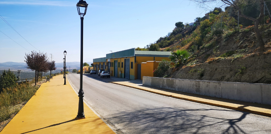 ARJONA CULMINA LA PRIMERA FASE DE LAS OBRAS DE ACONDICIONAMIENTO DE LA ENTRADA POR LAHIGUERA