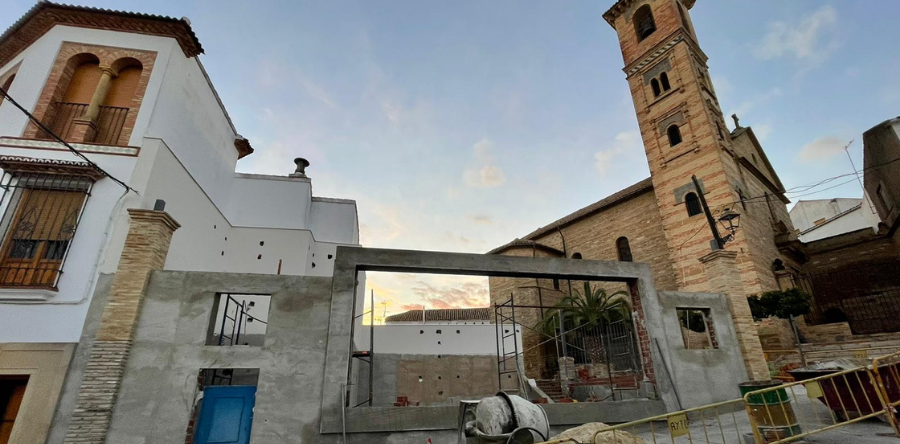 AVANZAN A BUEN RITMO LAS OBRAS QUE ARJONA LE DEDICARÁ AL OLIVO