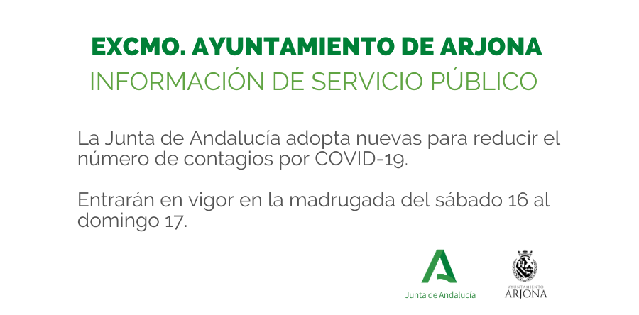 LA JUNTA ADOPTA NUEVAS MEDIDAS CONTRA LA COVID-19 (ACTUALIZADO)