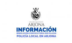 RESOLUCIÓN BOE 2 PLAZAS DE POLICÍA LOCAL EN ARJONA