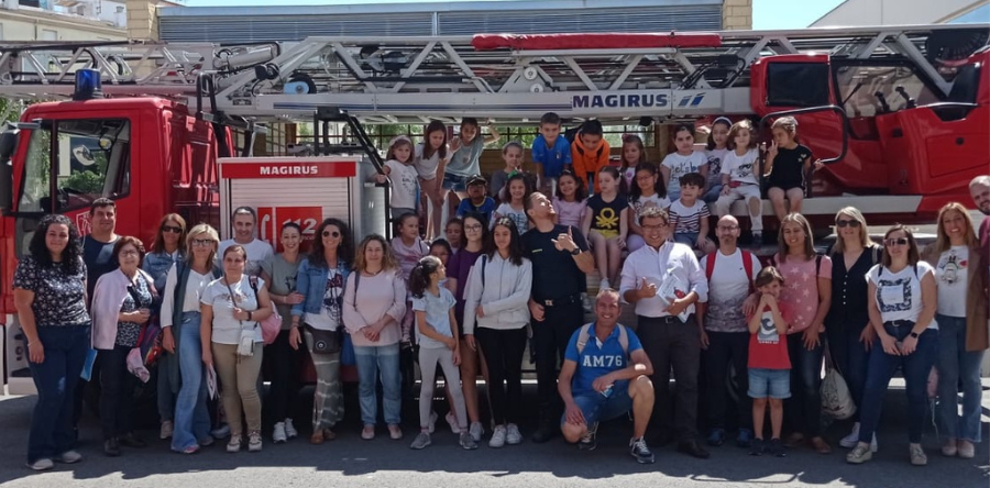 LA BIBLIOCOOPERA, EN EL PARQUE DE BOMEROS DE ANDÚJAR