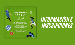 INFORMACIÓN E INSCRIPCIÓN ESCUELA DE FÚTBOL 2023/24