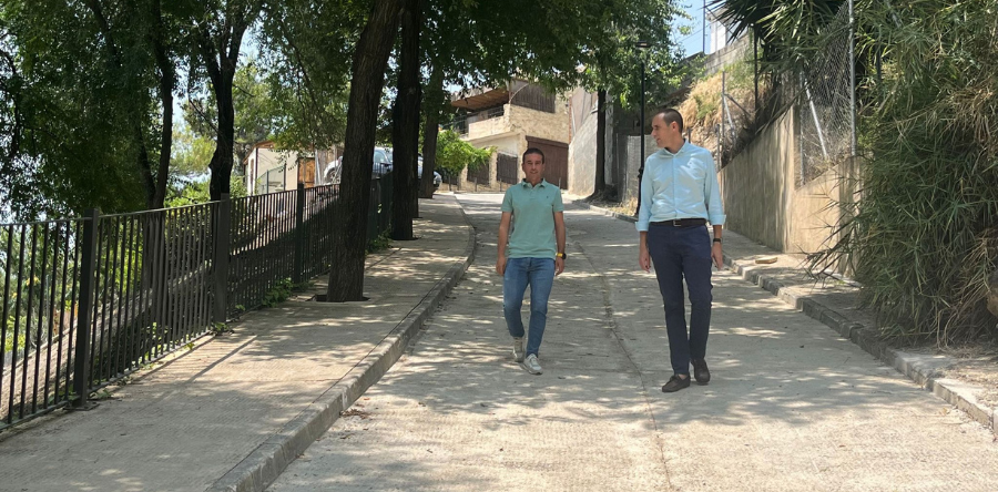 EL ALCALDE HACE UNA VISITA TÉCNICA A LAS OBRAS DE LAS CALLES CORRALES JAVALERA, ROYO Y SANTO ROSTRO