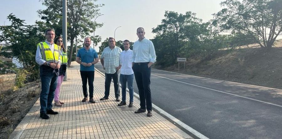 LA ENTRADA A ARJONA POR ESCAÑUELA MEJORADA GRACIAS A LA COLABORACIÓN ENTRE LA JUNTA DE ANDALUCÍA Y EL AYUNTAMIENTO DE ARJONA