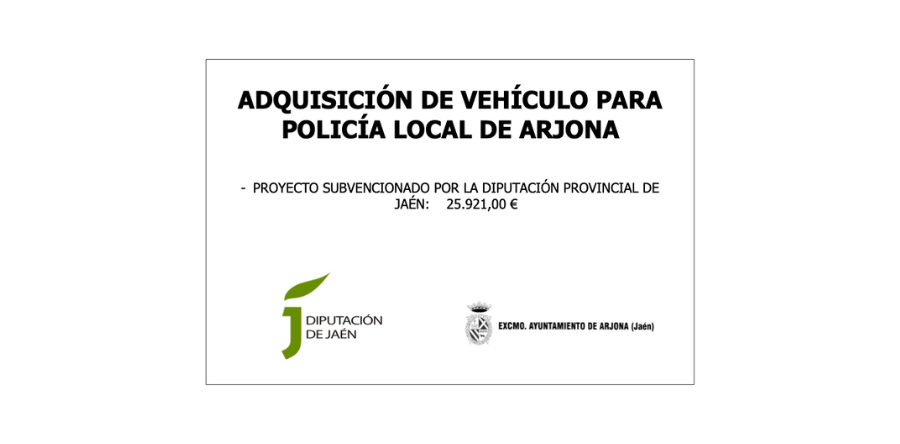 ADQUISICIÓN DE UN VEHÍCULO PARA LA POLICÍA LOCAL DE ARJONA