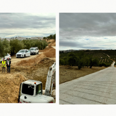 AVANZAN LAS OBRAS DE MEJORA DEL CAMINO RURAL “CAMINO VIEJO DE ARJONILLA”