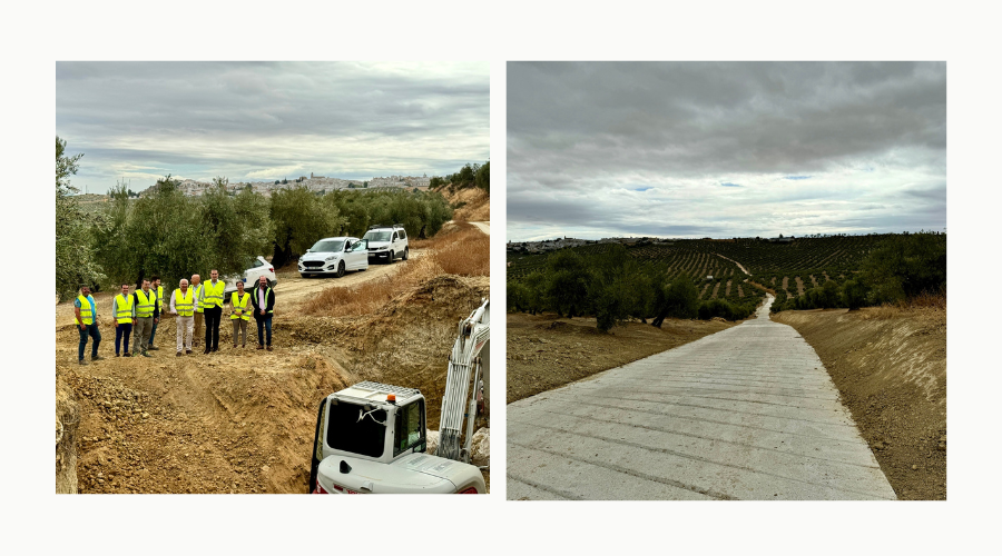 AVANZAN LAS OBRAS DE MEJORA DEL CAMINO RURAL “CAMINO VIEJO DE ARJONILLA”