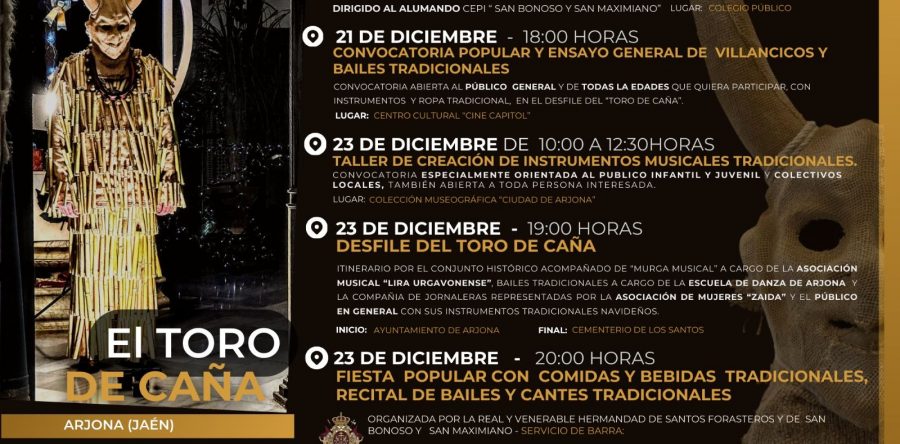 El Toro de Caña vuelve a llenar Arjona de tradición y cultura