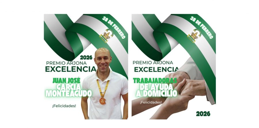 El Ayuntamiento de Arjona concede el Premio Arjona Excelencia 2026 a las trabajadoras de ayuda a domicilio y a Juan José García Monteagudo