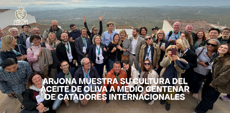Arjona muestra su cultura del aceite de oliva a medio centenar de catadores internacionales