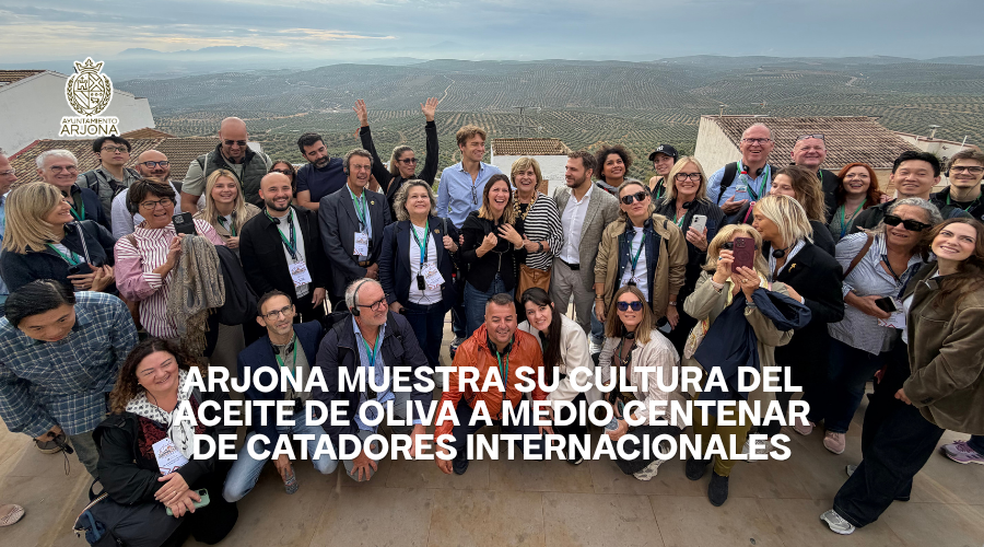 Arjona muestra su cultura del aceite de oliva a medio centenar de catadores internacionales